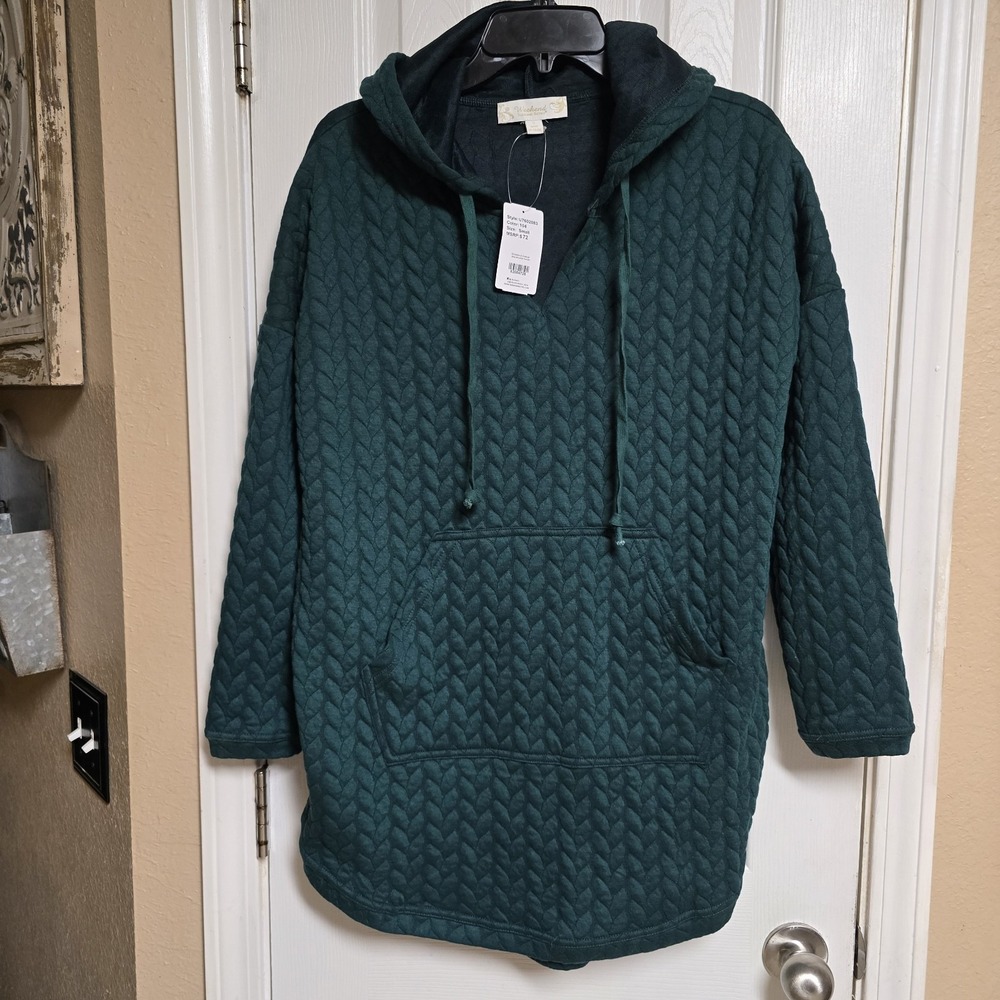 Weekend Suzanne Betro Pullover‎ Tunic Hoodie NWT Size Small